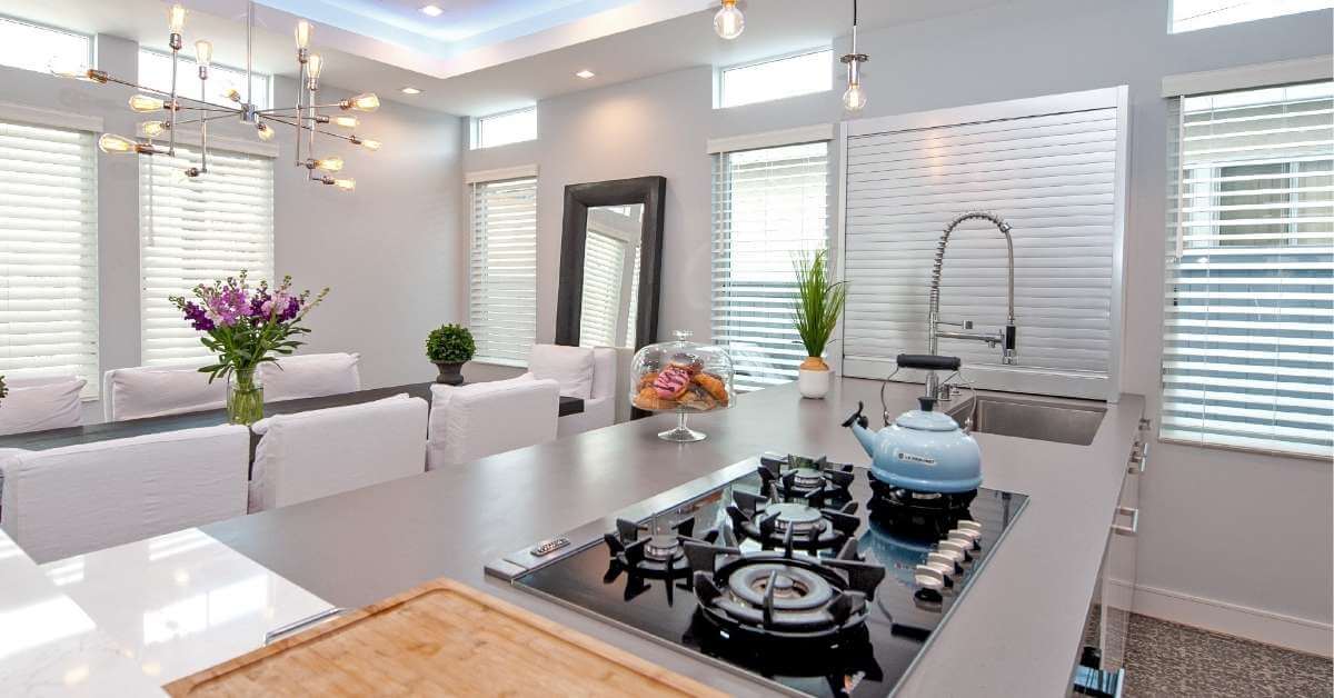 Faux wood blinds work well in high-humidity, high-traffic, or budget-conscious areas.